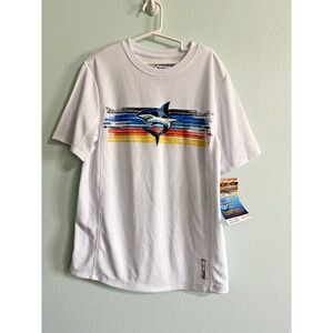 ZeroXposur Boy's Large 14/16  Rash Guard Swim Shirt UPF 50 Sun Protection NWT